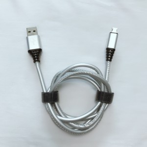 PU leathar Muirearú Fast Cábla USB do micrea USB, Cineál C, muirearú lightning iPhone agus info